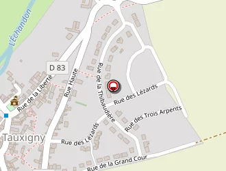 Carte de Menuiserie Laurençon à Tauxigny