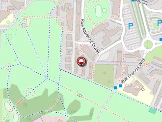 Carte de Langel - Axe à Besançon