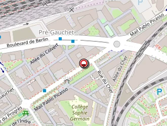 Carte de Le Score à Nantes