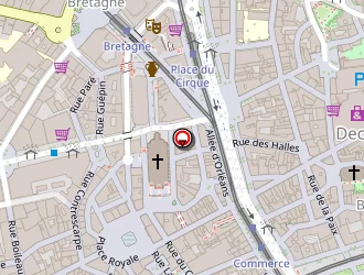 Carte de Baron Pommeraye à Nantes