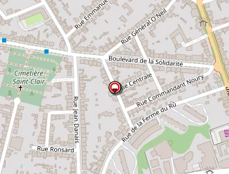 Carte de Beaulieu Services à Nantes