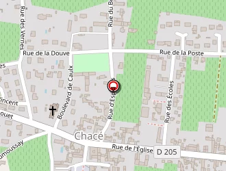 Carte de La Poste à Chacé