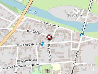 Carte de La Poste à Vierzon