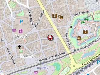 Carte de Desfosse Constant à Nantes