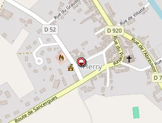 Carte de La Poste à Herry