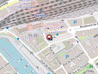 Carte de Mercure Nantes Centre Gare à Nantes