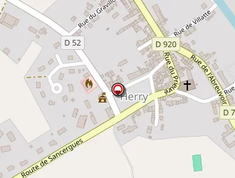 Carte de Rzegoczan à Herry