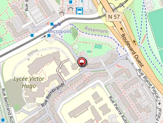 Carte de Jacques Yannick à Besançon