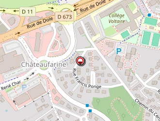 Carte de Lambert Christine à Besançon