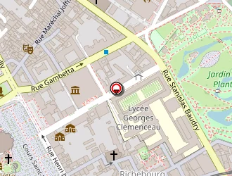 Carte de Cardinal Hôtel à Nantes