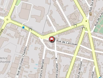 Carte de Le Bergerac à Nantes