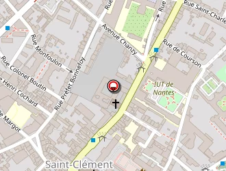 Carte de Naslin à Nantes