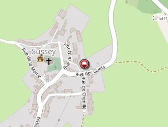 Carte de Mortier Censerey à Sussey