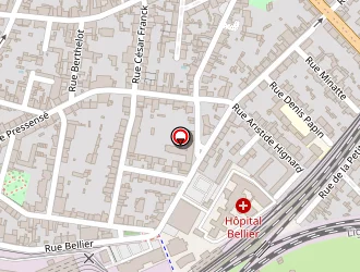 Carte de La Rafale à Nantes