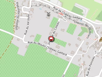 Carte de La Turcane à Turquant