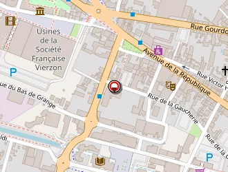 Carte de Pôle Emploi Vierzon à Vierzon