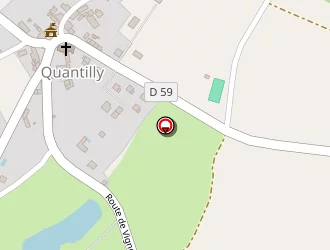 Carte de Chemins De Randonnee à Quantilly