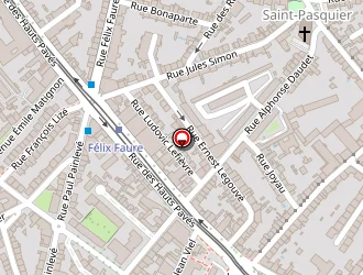 Carte de Cimetières à Nantes