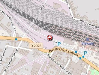 Carte de Place Emmanuelle à Vierzon