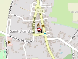 Carte de Garage Meunier à Saint-branchs