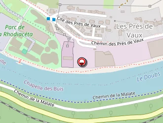 Carte de La Malate à Besançon