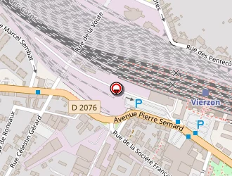 Carte de Parking Effia Vierzon Gare Sncf à Vierzon