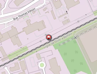 Carte de Dhl Freight à Besançon