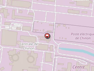 Carte de Edf Cnpe Chinon à Avoine
