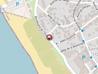 Carte de Cap à Saint-brevin-les-pins