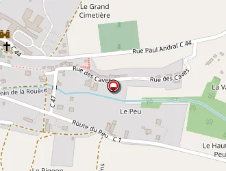 Carte de Domaine De L'eperon Rocheux à Châteauvieux