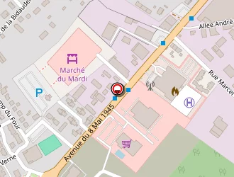 Carte de Complexe Du Bois D'yevre à Vierzon