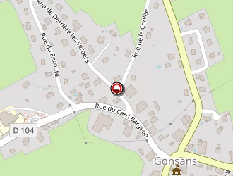 Carte de Brulin Milène à Gonsans