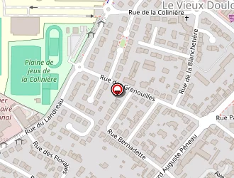 Carte de Centres Médicaux Et Sociaux à Nantes