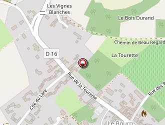 Carte de Centre De Secours à Huismes