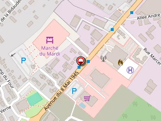 Carte de Ambulances Saint-exupéry à Vierzon