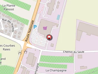 Carte de Adetic à Brochon