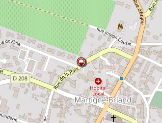 Carte de Ecole Privée Mixte à Martigné-briand