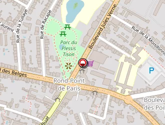 Carte de Muzik2m à Nantes