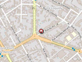 Carte de Superette Spar à Nantes