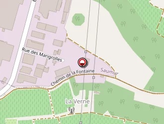 Carte de Chauvat à Saumur