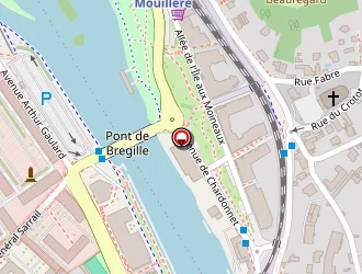 Carte de Les Particules Bleues à Besançon