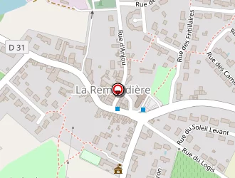 Carte de La Poste à Remaudière (la)