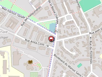 Carte de Association Sportive Doulonnaise à Nantes