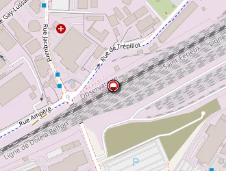 Carte de Afodis-admx à Besançon