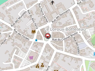 Carte de Le Cheval Blanc à Loroux-bottereau (le)