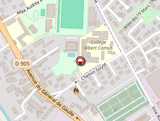 Carte de Collège Albert Camus à Genlis