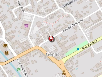 Carte de Guelaud Cherrey à Genlis