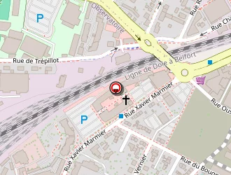 Carte de Moulin André à Besançon