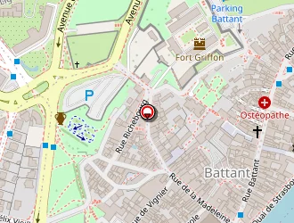 Carte de Le 100 Patates à Besançon