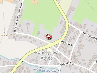 Carte de Ecole à Poncey-lès-athée